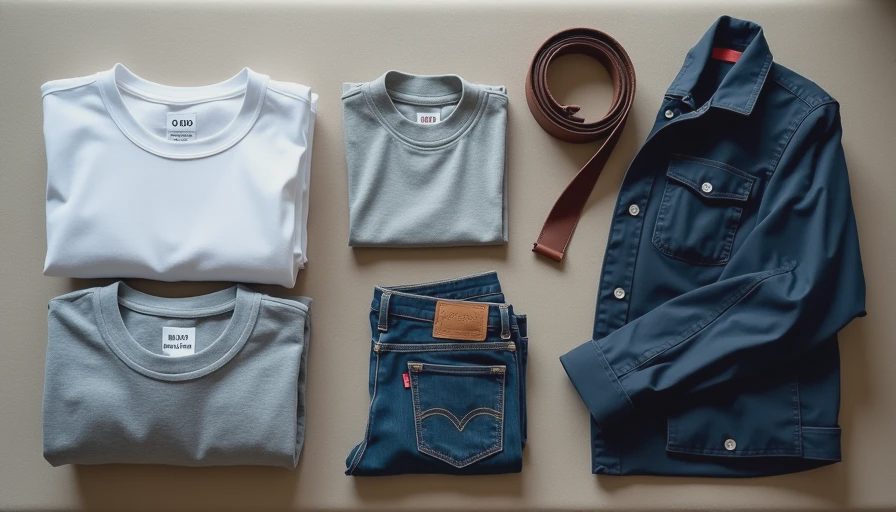 Realistic affordable menswear shopping haul with tees, chinos, jeans and overshirt