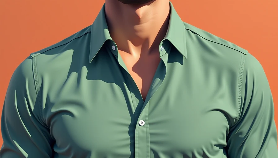 Illustration for how to style button down shirts untucked properly