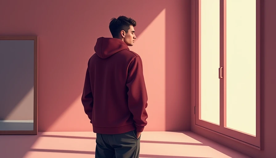Visual context for styling hoodies to look intentional not sloppy